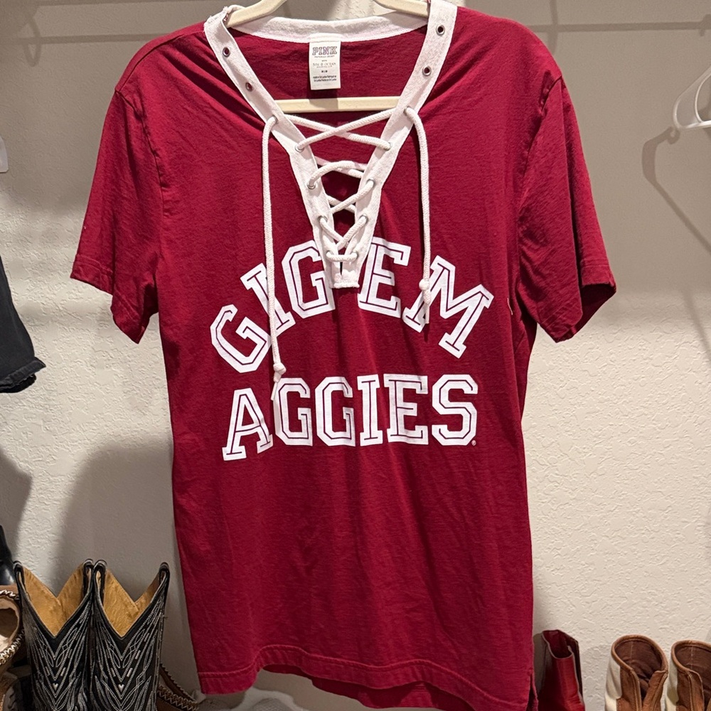 PINK Victoria's Secret Texas A&M top